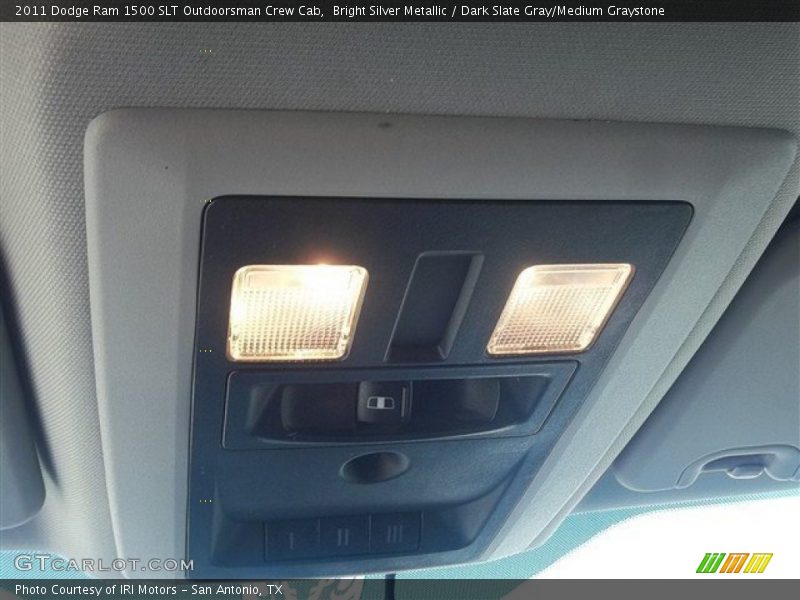 Bright Silver Metallic / Dark Slate Gray/Medium Graystone 2011 Dodge Ram 1500 SLT Outdoorsman Crew Cab