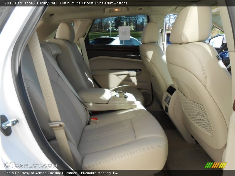 Platinum Ice Tricoat / Shale/Brownstone 2013 Cadillac SRX Luxury FWD