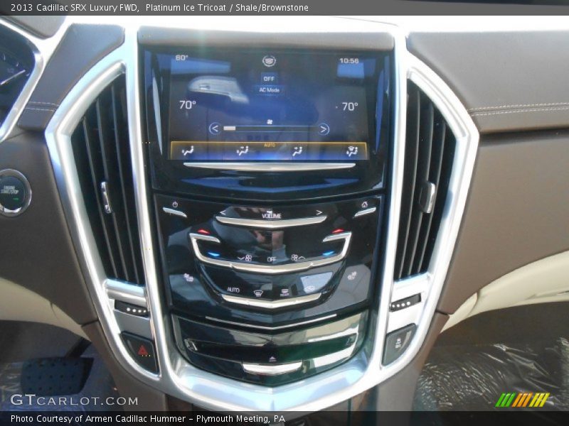 Platinum Ice Tricoat / Shale/Brownstone 2013 Cadillac SRX Luxury FWD
