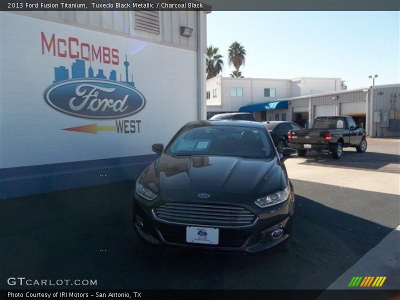 Tuxedo Black Metallic / Charcoal Black 2013 Ford Fusion Titanium