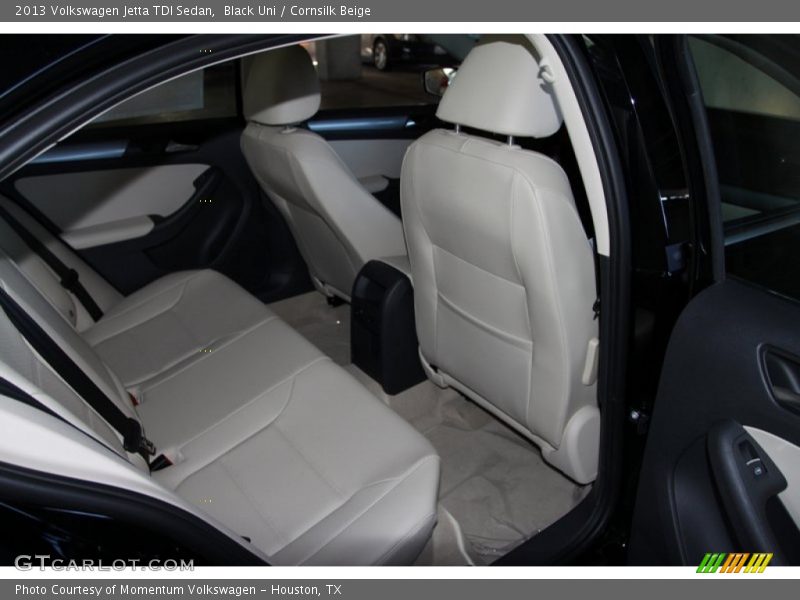 Black Uni / Cornsilk Beige 2013 Volkswagen Jetta TDI Sedan