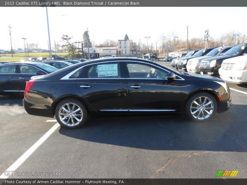 Black Diamond Tricoat / Caramel/Jet Black 2013 Cadillac XTS Luxury FWD