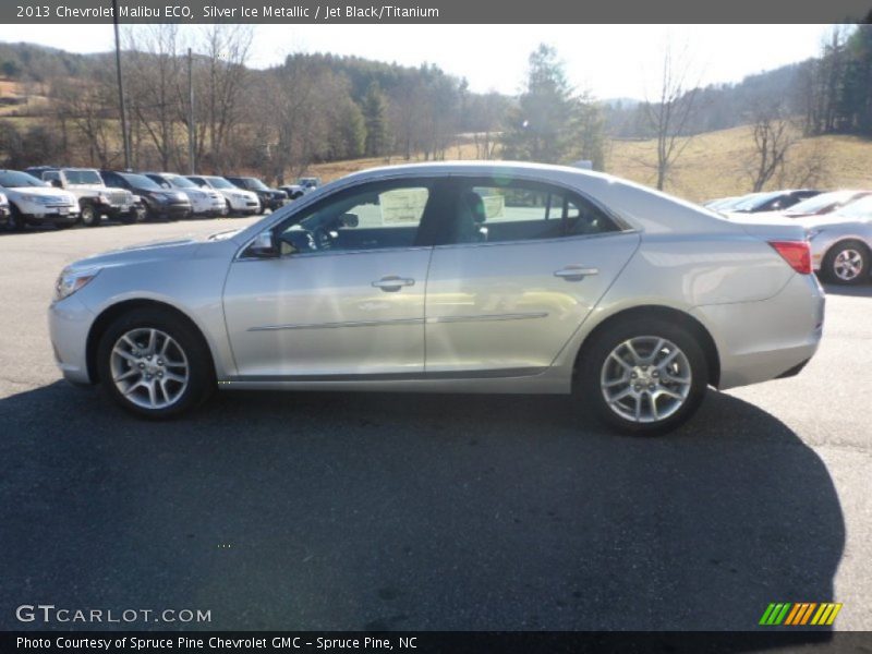 Silver Ice Metallic / Jet Black/Titanium 2013 Chevrolet Malibu ECO
