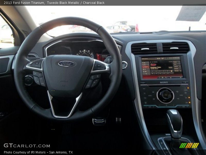 Tuxedo Black Metallic / Charcoal Black 2013 Ford Fusion Titanium