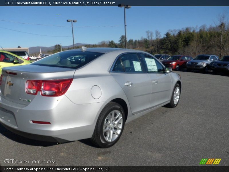 Silver Ice Metallic / Jet Black/Titanium 2013 Chevrolet Malibu ECO