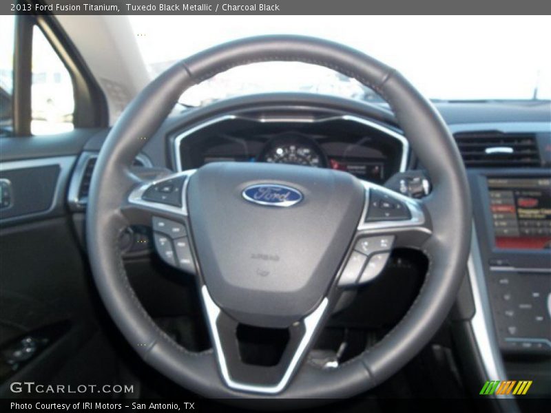 Tuxedo Black Metallic / Charcoal Black 2013 Ford Fusion Titanium