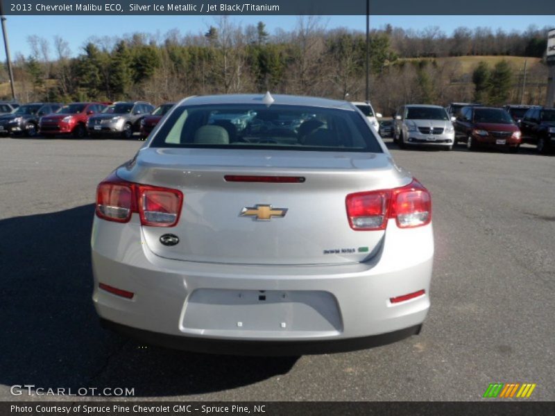 Silver Ice Metallic / Jet Black/Titanium 2013 Chevrolet Malibu ECO