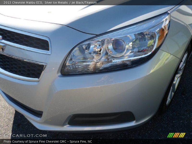 Silver Ice Metallic / Jet Black/Titanium 2013 Chevrolet Malibu ECO