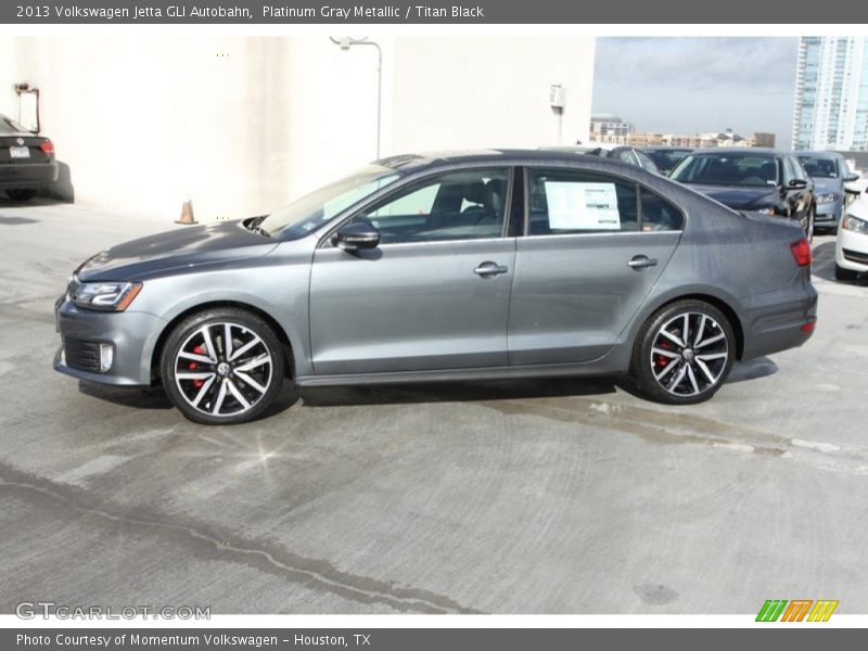Platinum Gray Metallic / Titan Black 2013 Volkswagen Jetta GLI Autobahn