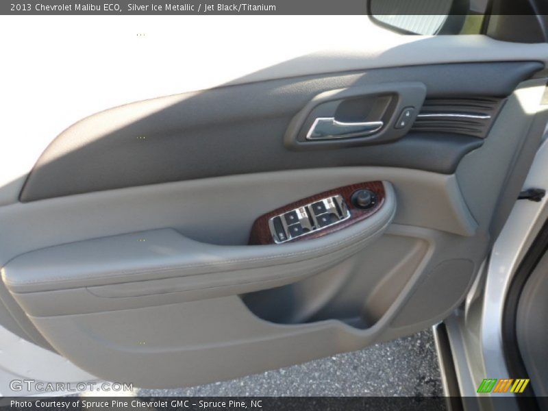 Silver Ice Metallic / Jet Black/Titanium 2013 Chevrolet Malibu ECO