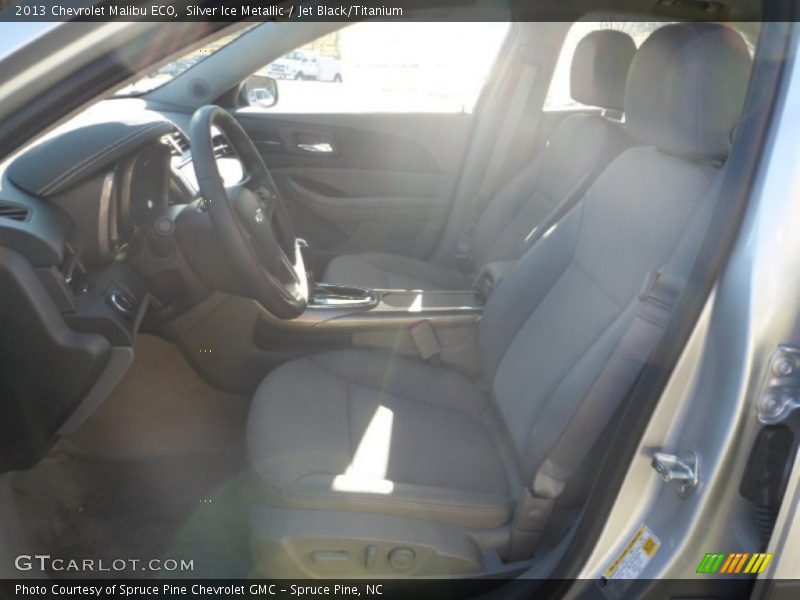 Silver Ice Metallic / Jet Black/Titanium 2013 Chevrolet Malibu ECO