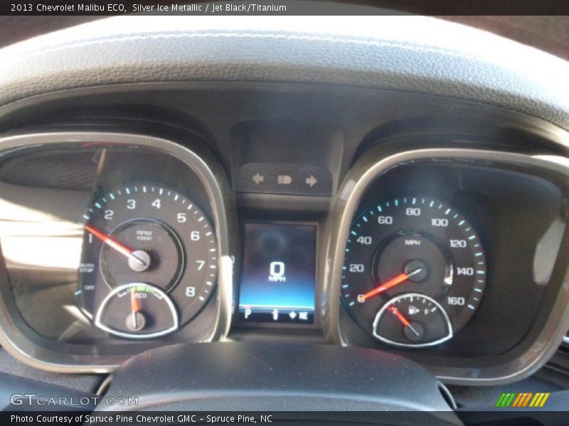 Silver Ice Metallic / Jet Black/Titanium 2013 Chevrolet Malibu ECO