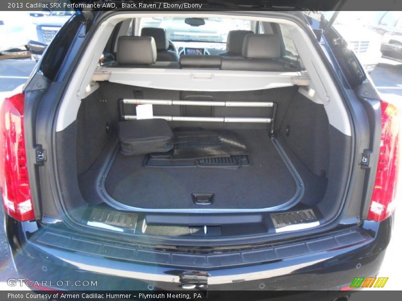  2013 SRX Performance AWD Trunk