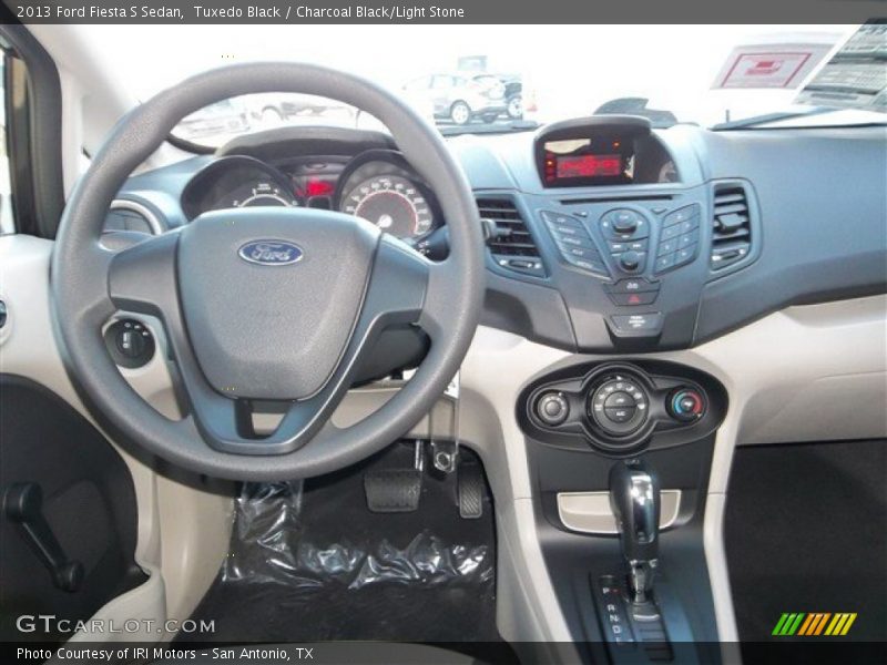 Tuxedo Black / Charcoal Black/Light Stone 2013 Ford Fiesta S Sedan