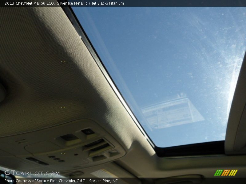 Silver Ice Metallic / Jet Black/Titanium 2013 Chevrolet Malibu ECO