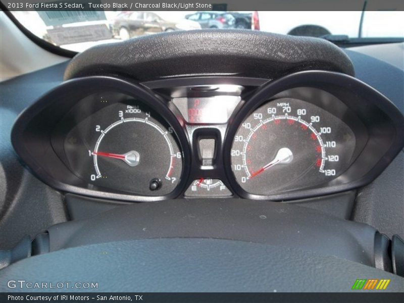 Tuxedo Black / Charcoal Black/Light Stone 2013 Ford Fiesta S Sedan