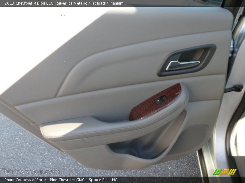 Silver Ice Metallic / Jet Black/Titanium 2013 Chevrolet Malibu ECO