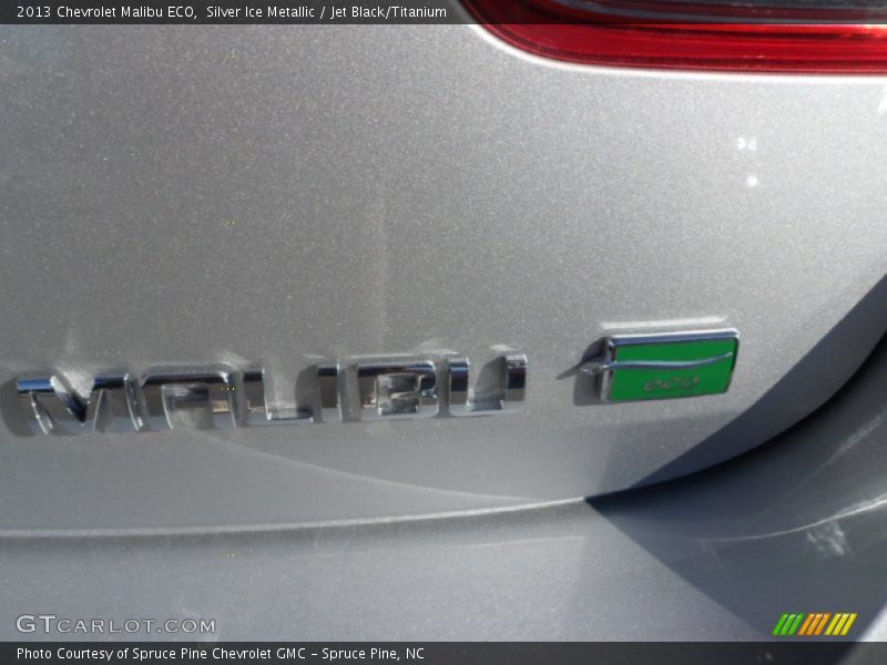 Silver Ice Metallic / Jet Black/Titanium 2013 Chevrolet Malibu ECO