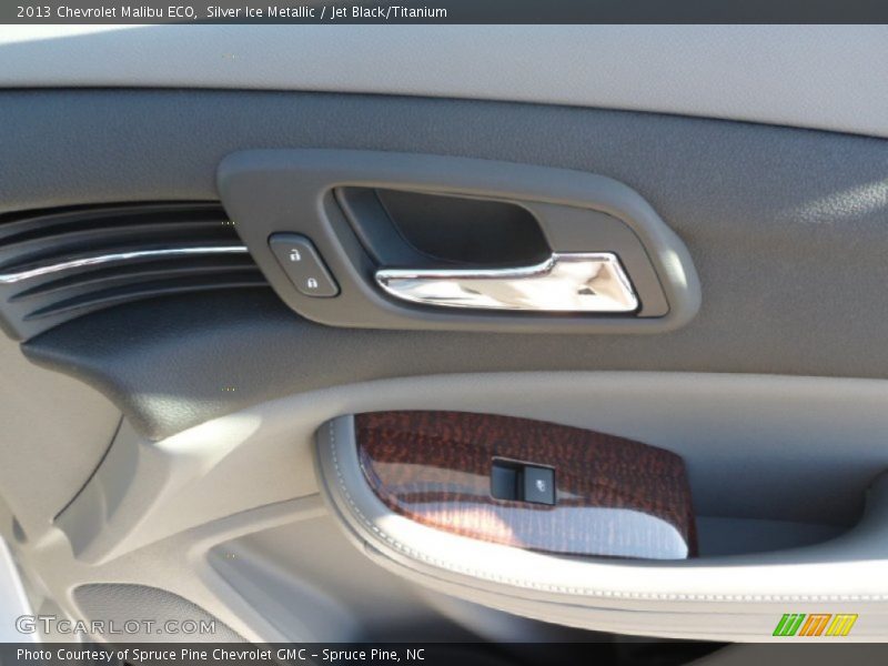 Silver Ice Metallic / Jet Black/Titanium 2013 Chevrolet Malibu ECO