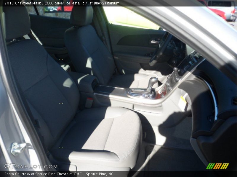Silver Ice Metallic / Jet Black/Titanium 2013 Chevrolet Malibu ECO