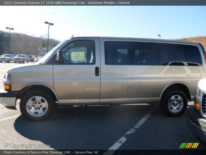 Sandstone Metallic / Neutral 2013 Chevrolet Express LT 1500 AWD Passenger Van
