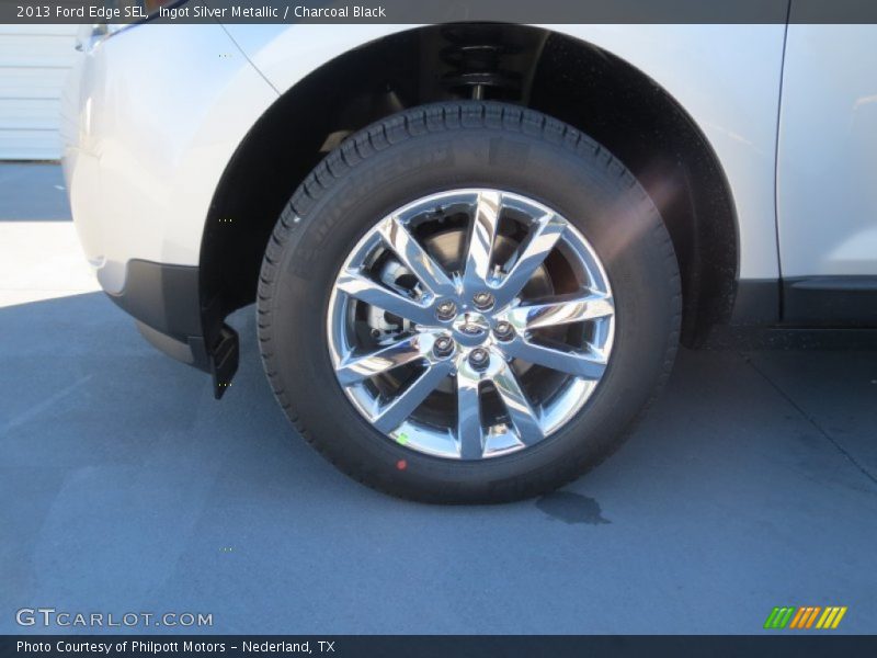 Ingot Silver Metallic / Charcoal Black 2013 Ford Edge SEL