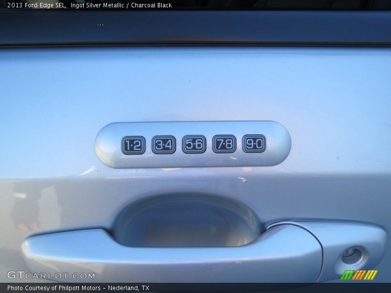 Ingot Silver Metallic / Charcoal Black 2013 Ford Edge SEL