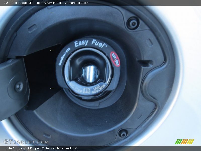 Ingot Silver Metallic / Charcoal Black 2013 Ford Edge SEL