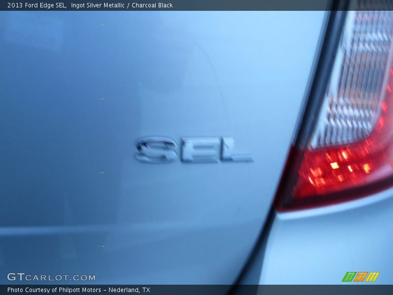 Ingot Silver Metallic / Charcoal Black 2013 Ford Edge SEL