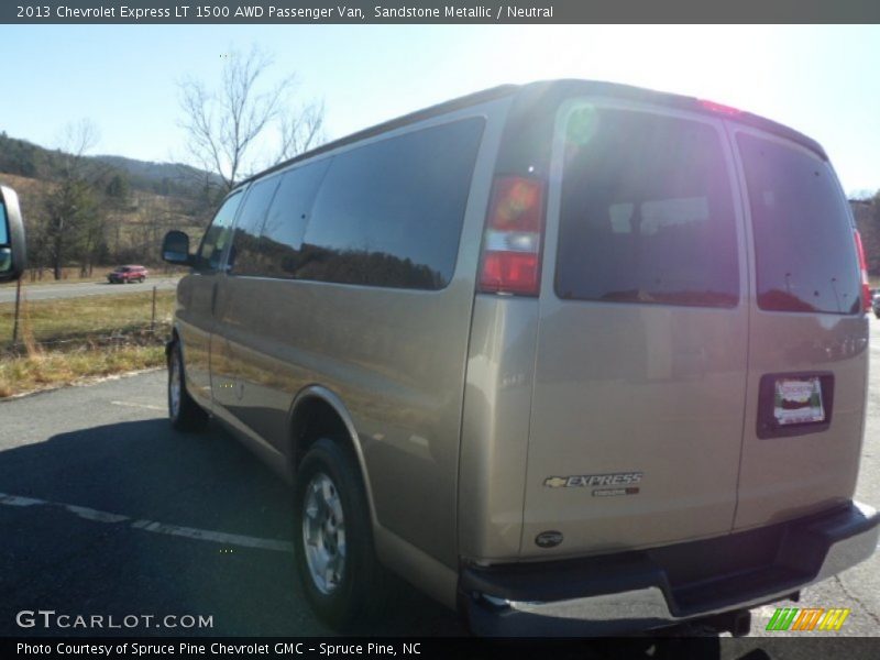 Sandstone Metallic / Neutral 2013 Chevrolet Express LT 1500 AWD Passenger Van