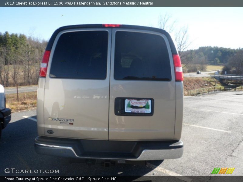 Sandstone Metallic / Neutral 2013 Chevrolet Express LT 1500 AWD Passenger Van