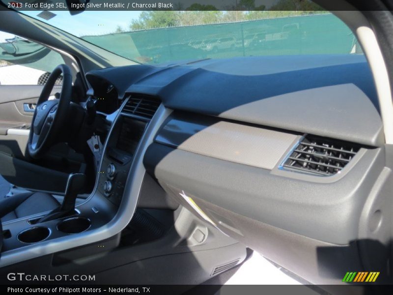 Ingot Silver Metallic / Charcoal Black 2013 Ford Edge SEL