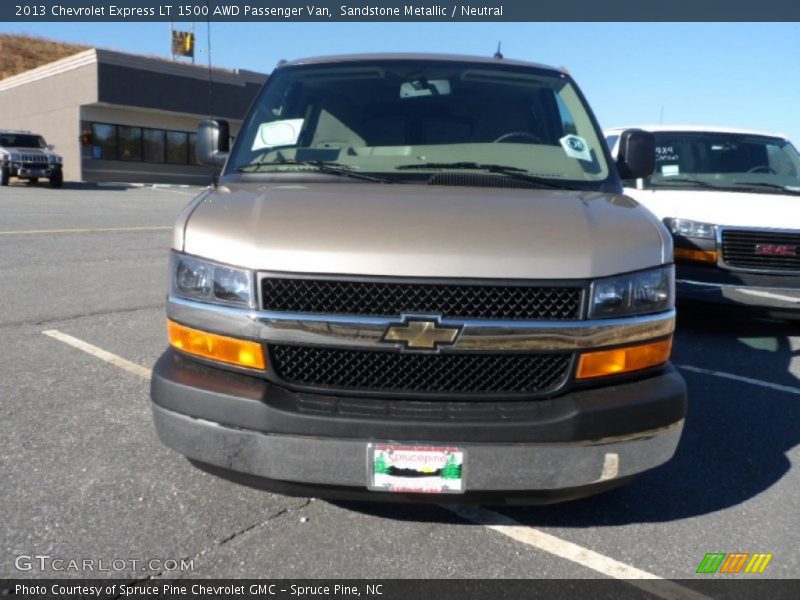 Sandstone Metallic / Neutral 2013 Chevrolet Express LT 1500 AWD Passenger Van