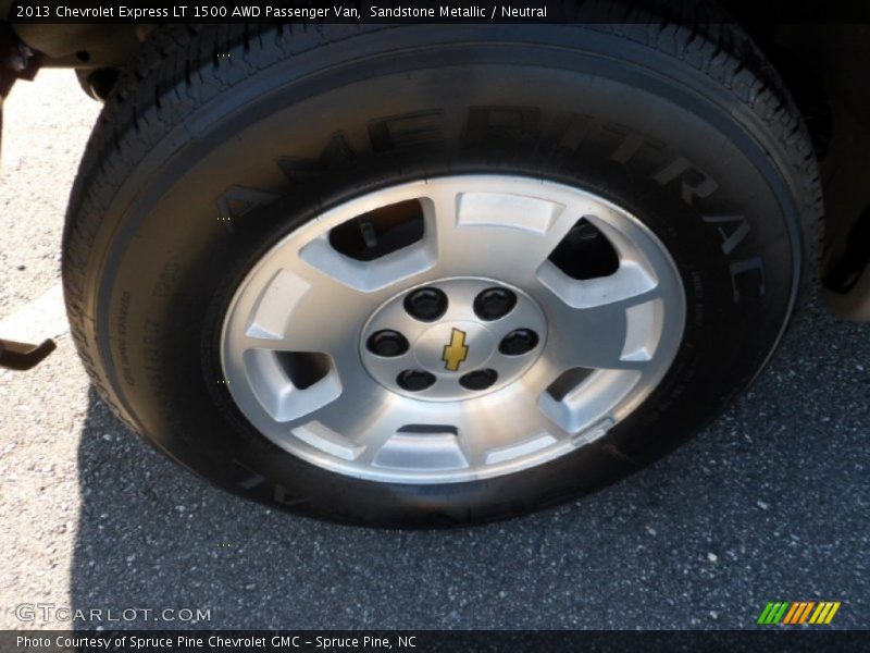  2013 Express LT 1500 AWD Passenger Van Wheel