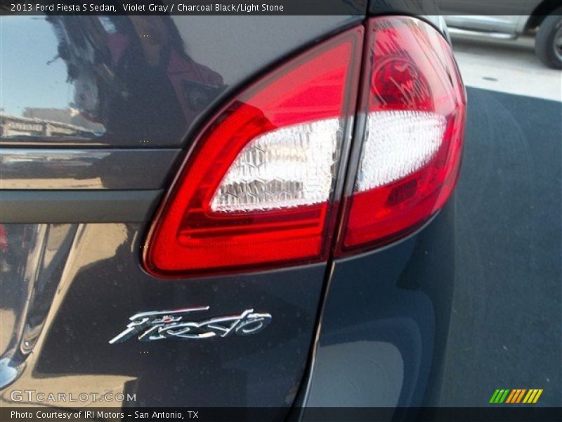 Violet Gray / Charcoal Black/Light Stone 2013 Ford Fiesta S Sedan