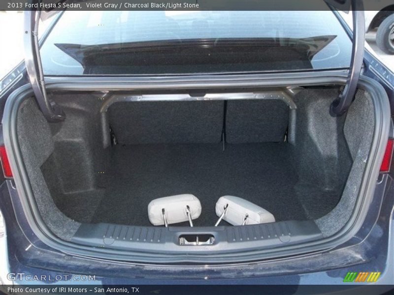 Violet Gray / Charcoal Black/Light Stone 2013 Ford Fiesta S Sedan