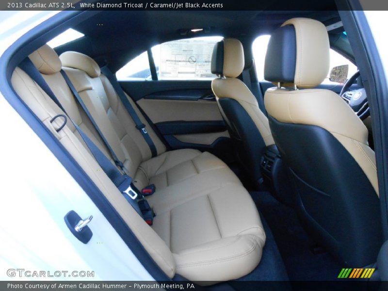 White Diamond Tricoat / Caramel/Jet Black Accents 2013 Cadillac ATS 2.5L