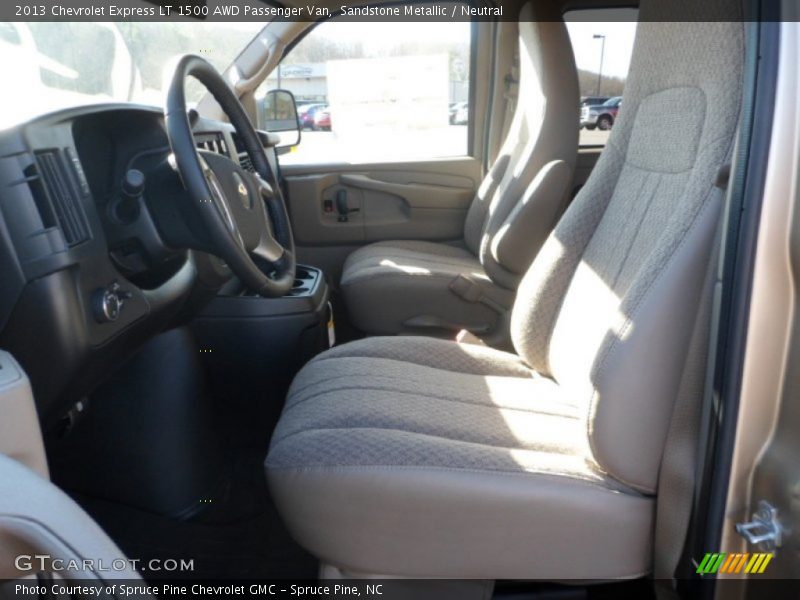 Front Seat of 2013 Express LT 1500 AWD Passenger Van