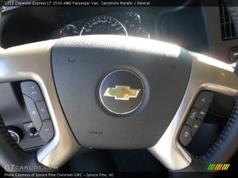 Sandstone Metallic / Neutral 2013 Chevrolet Express LT 1500 AWD Passenger Van