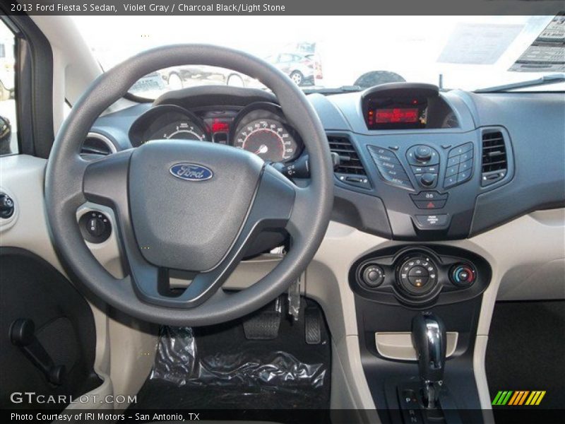 Violet Gray / Charcoal Black/Light Stone 2013 Ford Fiesta S Sedan