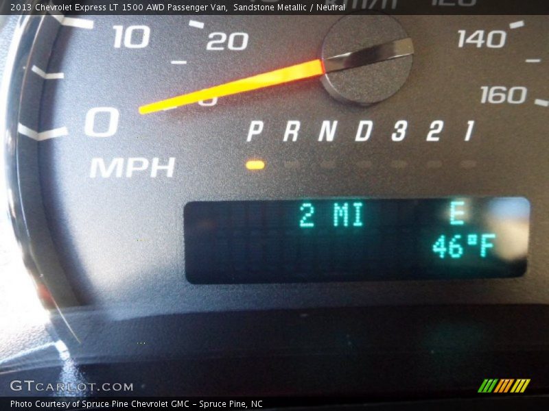 Sandstone Metallic / Neutral 2013 Chevrolet Express LT 1500 AWD Passenger Van