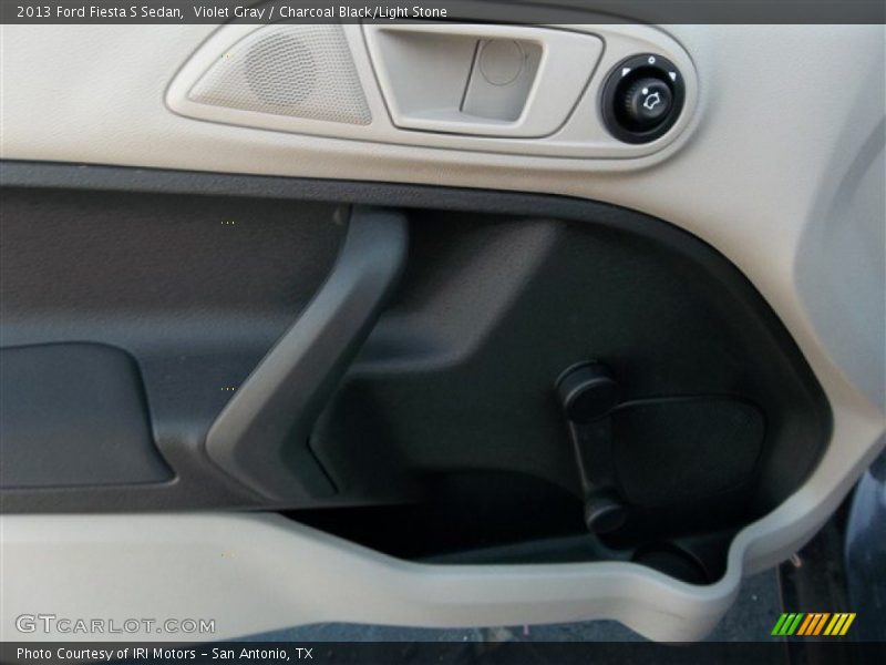Violet Gray / Charcoal Black/Light Stone 2013 Ford Fiesta S Sedan