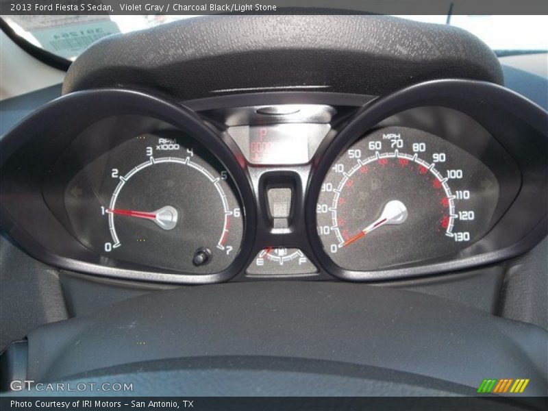 Violet Gray / Charcoal Black/Light Stone 2013 Ford Fiesta S Sedan