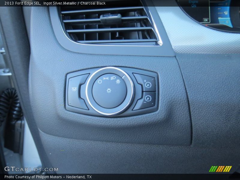 Ingot Silver Metallic / Charcoal Black 2013 Ford Edge SEL