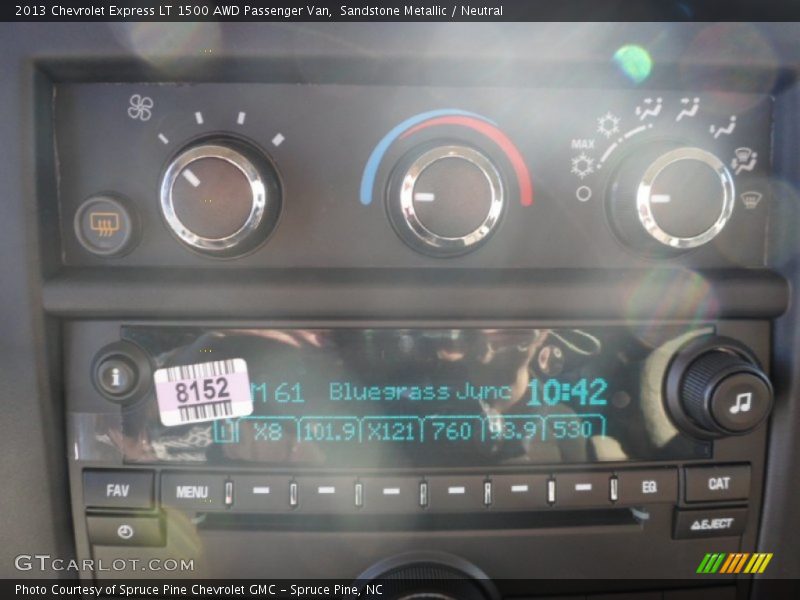 Sandstone Metallic / Neutral 2013 Chevrolet Express LT 1500 AWD Passenger Van