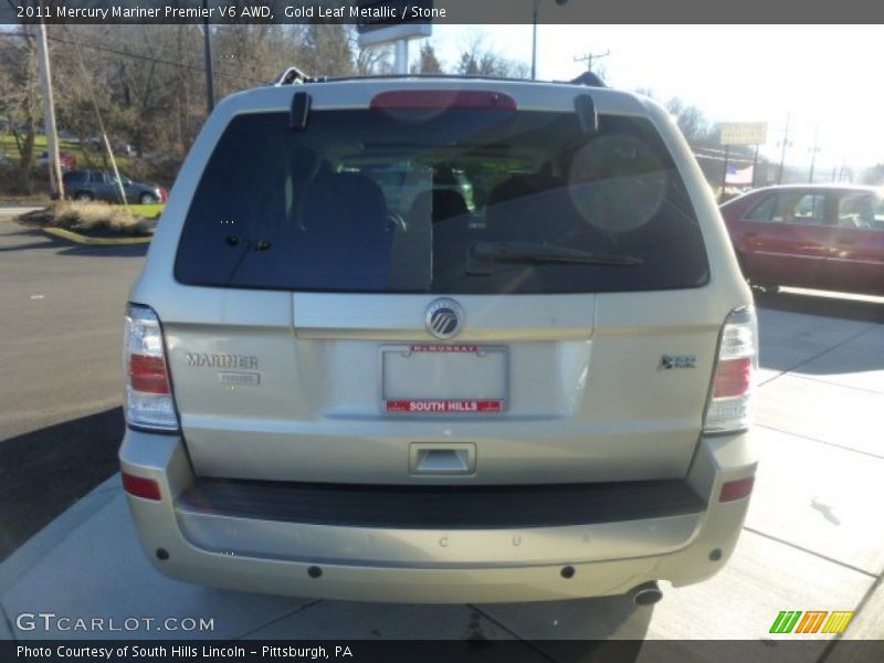 Gold Leaf Metallic / Stone 2011 Mercury Mariner Premier V6 AWD