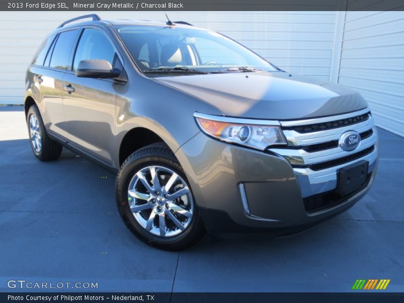 Mineral Gray Metallic / Charcoal Black 2013 Ford Edge SEL