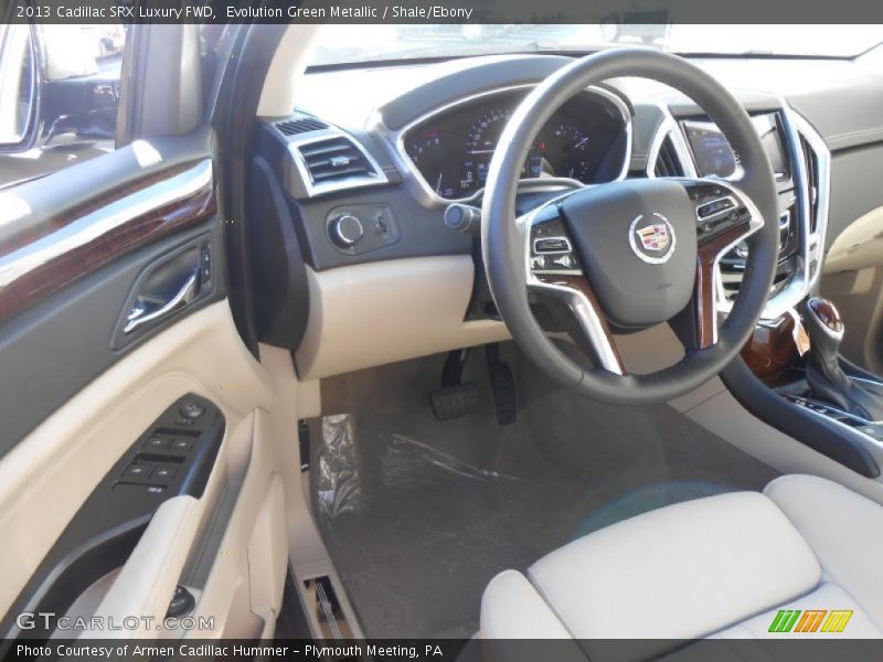 Evolution Green Metallic / Shale/Ebony 2013 Cadillac SRX Luxury FWD