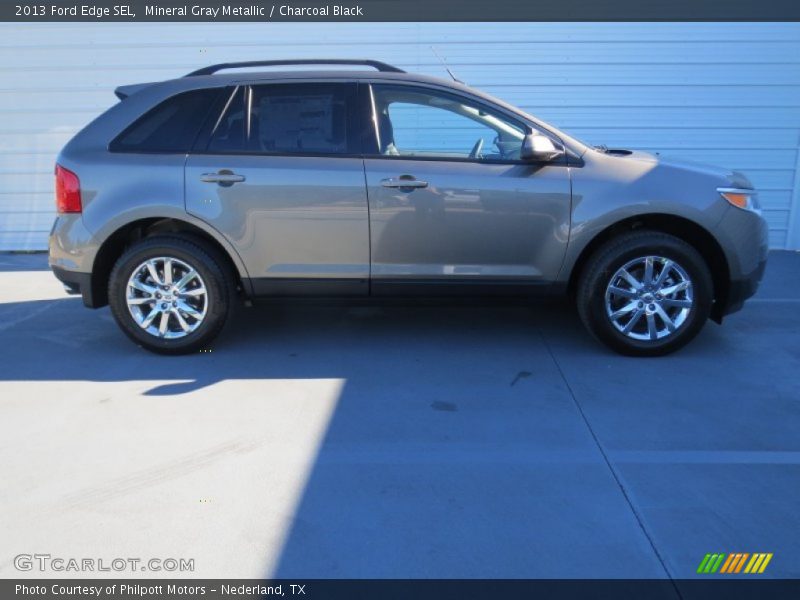 Mineral Gray Metallic / Charcoal Black 2013 Ford Edge SEL