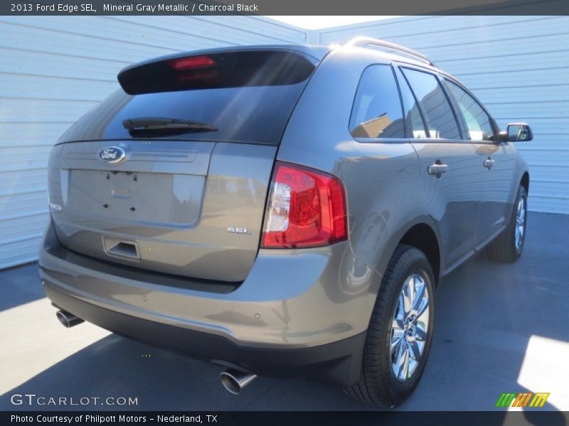 Mineral Gray Metallic / Charcoal Black 2013 Ford Edge SEL